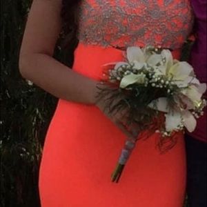 Size 2 prom dress soiled at bottom hem